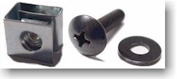 Clip Nuts and Rack Screws - 10-32 and M6 threads available.